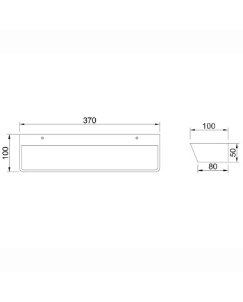 ALTEA * APLIQUE LED BLANCO 30W - 3000K